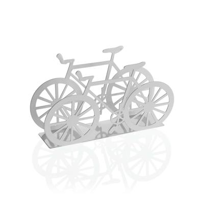 Servethouder Versa Wit Metaal Keramisch Staal Ijzer 4,5 x 9,5 x 16,5 cm Fiets