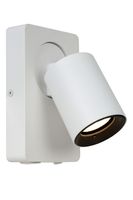 NIGEL Wandspot Dimb. GU10 5W 3000K USB oplaadpunt Wit
