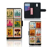 Nokia 2.3 | Flip Cover | Postzegels | Portemonnee hoesje