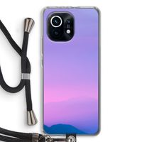 Sunset pastel: Xiaomi Mi 11 Transparant Hoesje met koord