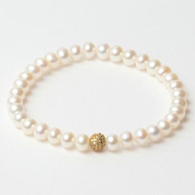 Lancaster JLA-BR-SB-6-WH 16 mm Dames armband