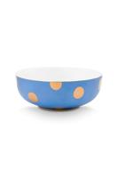 Pip Studio Set/2 Kommen Dot Delight Lichtblauw/Goud 20cm