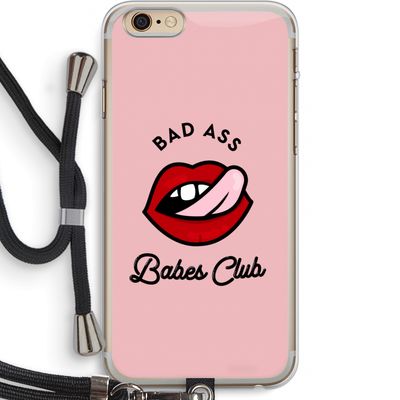 Badass Babes Club: iPhone 6 PLUS / 6S PLUS Transparant Hoesje met koord