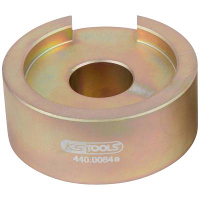 KS Tools 440.0064A Montagetegenhoudplaat VW / Audi / Seat / Skoda, Ø 64 mm