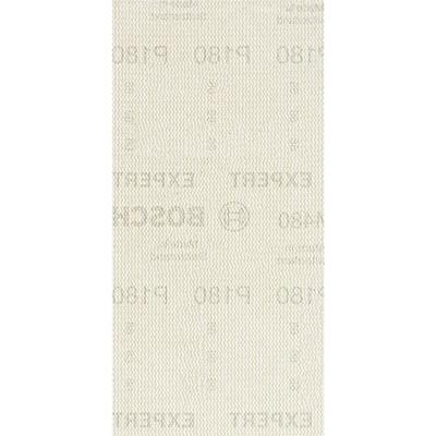 Bosch Accessories EXPERT M480 2608900747 Schuurnet voor vlakschuurmachine Ongeperforeerd Korrelgrootte (num) 180 (l x b) 186 mm x 93 mm 10 stuk(s)