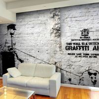 Fotobehang - Banksy - Graffiti Area - thumbnail