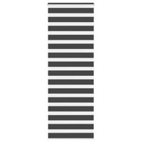 Zebra rolgordijn 90x200 cm stofbreedte 85,9 cm zwart