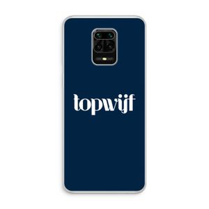 Topwijf Navy: Xiaomi Redmi Note 10 Lite Transparant Hoesje