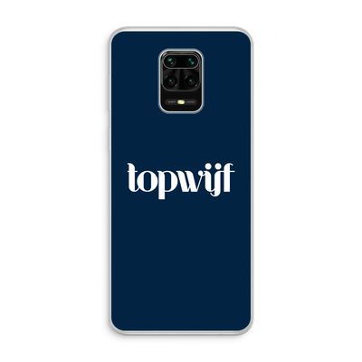 Topwijf Navy: Xiaomi Redmi Note 10 Lite Transparant Hoesje
