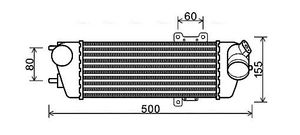 Intercooler, inlaatluchtkoeler HYA4227