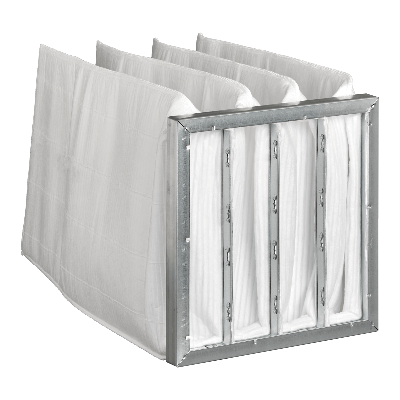 Nanowave Zakkenfilter - 287 x 287 x 600 mm - Klasse F7