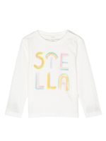 Stella McCartney Kids t-shirt en coton à logo imprimé - Blanc