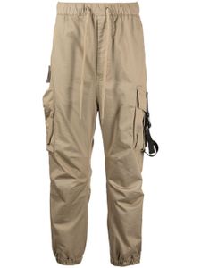 Musium Div. pantalon cargo à lien de resserrage - Marron