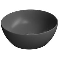 Keramische Opbouw Waskom Sapho Pura dia. 32 cm Zwart