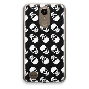 Musketon Skulls: LG K10 (2017) Transparant Hoesje