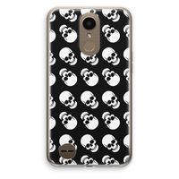Musketon Skulls: LG K10 (2017) Transparant Hoesje