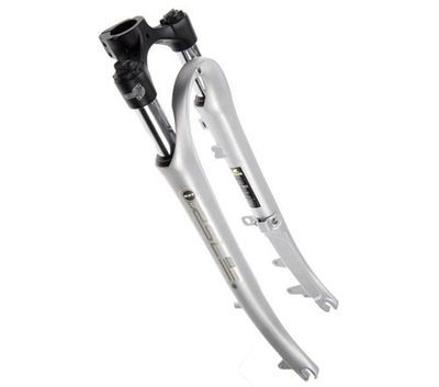 Rst verende voorvork urban t40 28" zilver glans (ook e-bike) 3860420