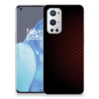 OnePlus 9 Pro TPU bumper Geruit Rood - thumbnail