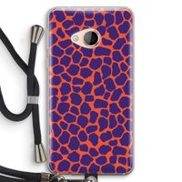 Purple Giraffe: HTC U Play Transparant Hoesje met koord