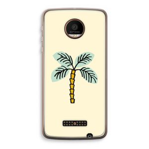 Palmboom: Motorola Moto Z Force Transparant Hoesje
