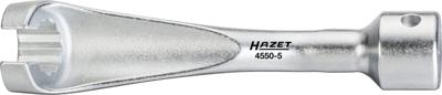 HAZET Injectieleidingsleutel 4550-5 · 1/2 inch (12,5 mm) vierkant hol · Buitentwaalfkant profiel · SW 14 mm