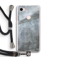 Grey Stone: Pixel 3 XL Transparant Hoesje met koord Grey Stone: Pixel 3 XL Transparant Hoesje met koord