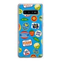 Fruitsticker: Samsung Galaxy S10 Plus Transparant Hoesje