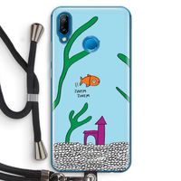 Aquarium: Huawei P20 Lite Transparant Hoesje met koord
