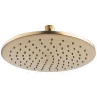 Wiesbaden Caral Luxe Regendouche Rond 25 cm - Geborsteld Messing