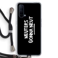 Neuters (zwart): OnePlus Nord CE 5G Transparant Hoesje met koord