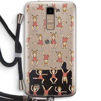 Gymboys: LG K10 (2016) Transparant Hoesje met koord