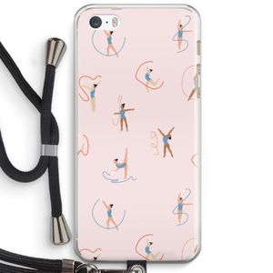 Dancing #3: iPhone 5 / 5S / SE Transparant Hoesje met koord