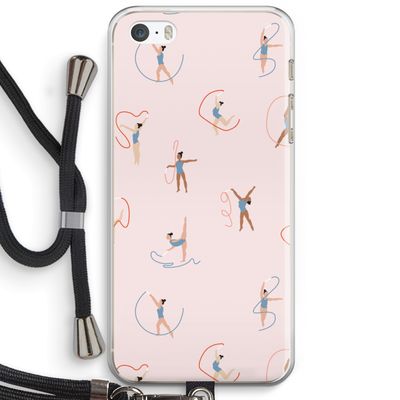 Dancing #3: iPhone 5 / 5S / SE Transparant Hoesje met koord