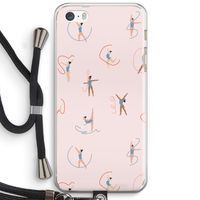 Dancing #3: iPhone 5 / 5S / SE Transparant Hoesje met koord
