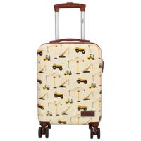 Zebra Trends Avonturier Kinderkoffer-Construction traffic