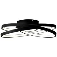 Brilliant Zwarte led plafondlampLabyrinth - G96894/06