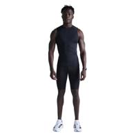 2XU Core Compression hardloopshirt mouwloos Black/Silver heren