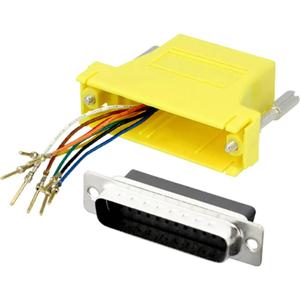 encitech DA9-PMJ8-K-Y-RC D-sub adapter D-sub stekker 9-polig - RJ45-bus 8p8c 1 stuk(s)