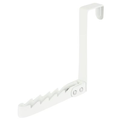 Deurhaak inklapbaar - wit - metaal - ophanghaakjes - deurkapstok Deurhaak inklapbaar - wit - metaal - ophanghaakjes - deurkapstok