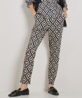 slim fit broek met print slim fit broek met print