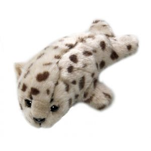 Pluche gevlekte zeehond knuffel 21 cm