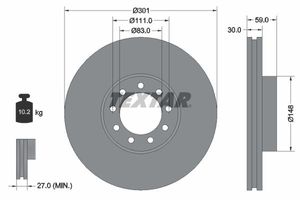 Remschijf 93177603