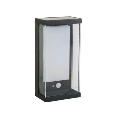 Searchlight Rechthoekige wandlampSolar zwart - 67419BK