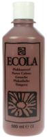 Talens Ecola plakkaatverf flacon van 500 ml, bruin Talens Ecola plakkaatverf flacon van 500 ml, bruin