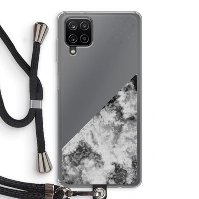 Onweer: Samsung Galaxy A12 Transparant Hoesje met koord