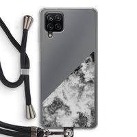 Onweer: Samsung Galaxy A12 Transparant Hoesje met koord