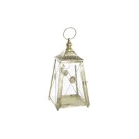 Lantaarn DKD Home Decor Kristal Gouden Metaal (18 x 18 x 36 cm)