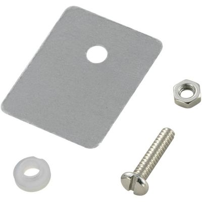TRU COMPONENTS TC-A18-9D Halfgeleider montageset (l x b) 25 mm x 22 mm Geschikt voor TO-218 1 set(s)