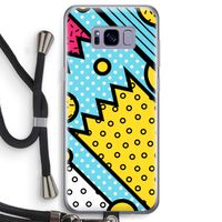 Pop Art #1: Samsung Galaxy S8 Transparant Hoesje met koord