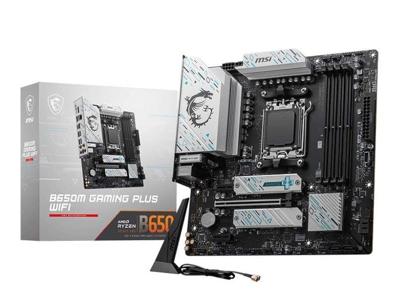 MSI B650M GAMING PLUS WIFI moederbord AMD B650 Socket AM5 micro ATX